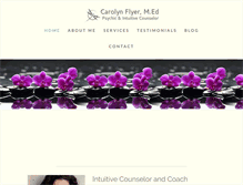 Tablet Screenshot of carolynflyer.com